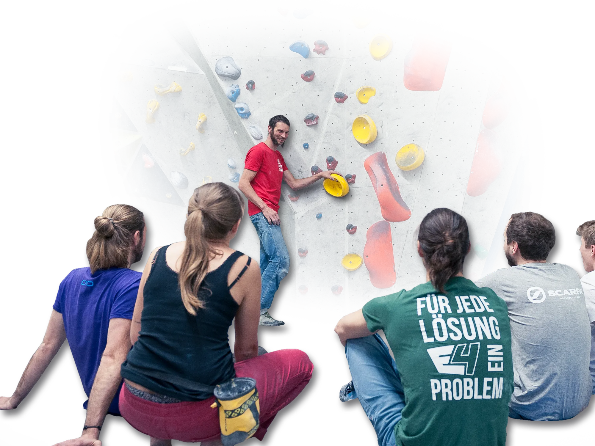 Kostenloses Boulder Fall- und Absturztraining