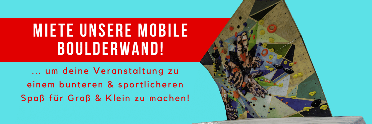 E4 mobile Boulderwand mieten